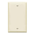 ENERLITES Blank Device Wall Plate, Gloss Finish, Standard Size 1-Gang 4.50" x 2.76", Polycarbonate Thermoplastic, 8801-LA, Light Almond - color: Light Almond, size: Standard