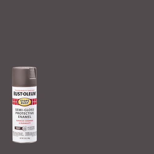 Rust-Oleum Stops Rust Spray Paint, Semi-Gloss Anodized Bronze - color: Semi-Gloss Anodized Bronze, size: 12 Ounce (Pack of 6)