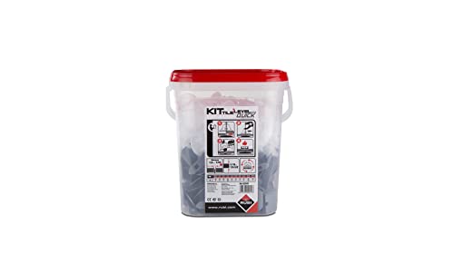 RUBI Tile Level Quick Set Leveling System, Model 2941, Ideal for Laying Large-Format Tiles, Compatible with Tiles 3-16 mm Thick, Set of 100 Strips + 100 Caps