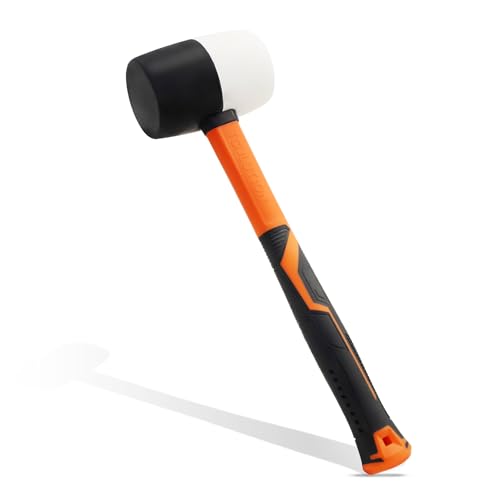 Rubber Mallet Hammer Flooring Mallets 16oz - size: 16 oz