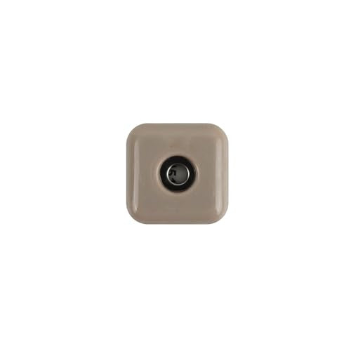 Shepherd Hardware 9240 1-Inch Square Adhesive, Slide Glide Furniture Sliders, 8-Pack, Tan
