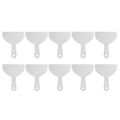 HARFINGTON 10pcs Putty Scraper 5.9" Width 1.7mm Thin Flexible Plastic Putty Knives for Taping Drywall Spreading Painting Wall Scratching Gray - size: 5.9"