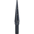 Klein Tools KTSB01 Step Drill Bit Double-Fluted #1, 1/8 to 1/2-Inch with Easy-to-Read Markings and Targets, 3/8-Inch Hex Shank - size: 1/8 to 1/2-Inch, style: Standard