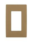 Leviton Renu One-Gang Screwless Snap-On Wallplate, REWP1-WC, Warm Caramel - color: Warm Caramel, size: 1 Gang