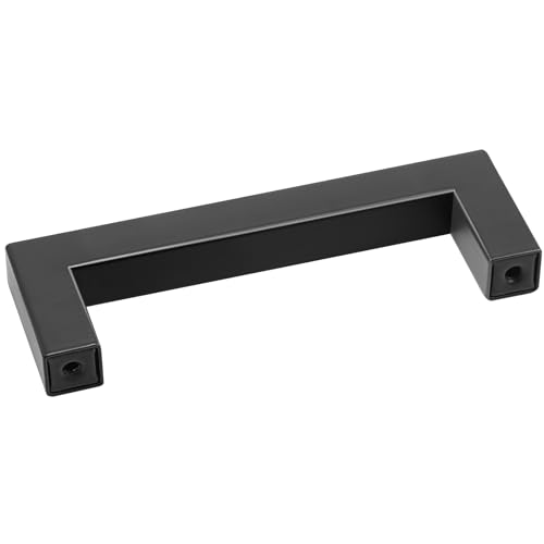 VEVOR 30 Pack Black Cabinet Pulls, 3.78in / 96mm Center to Center Kitchen Drawer Handles, Rust and Scratch-Resistant Hardware, Stainless Steel Door Handles for Kitchen Bathroom Bar Hardware Matte - size: 3.78 inch Hole Centers(96mm)