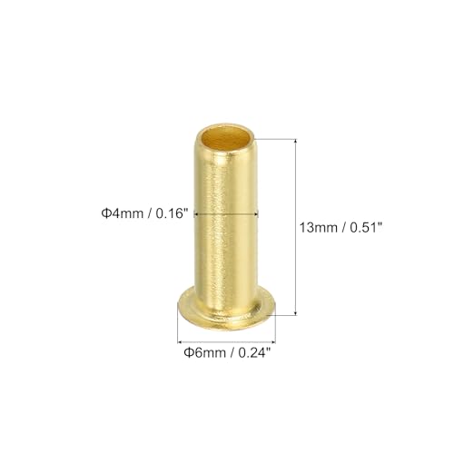 PATIKIL Brass Compression Insert for 1/4" Tube OD, 10 Pack Insert Tube Support Compression Fitting Assortment Kit for Water Oil Air Pipe - size: 0.25 Inch