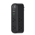 PD30W USB Outlet Extender with Rotating Plug - color: Black, size: 1A2C&PD30W, 1-pack