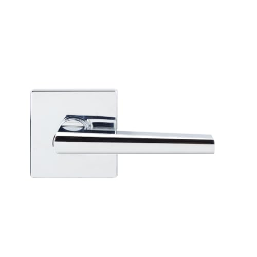 Delaney Vida Passage (Hall/Closet) Door Lever w/Square Trim Polished Chrome