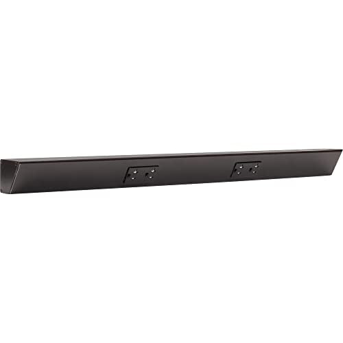 Task Lighting TR Series Angle Power Strip, 30 inch, 2 Dual Receptacles, Black - color: Black, size: 30 Inch