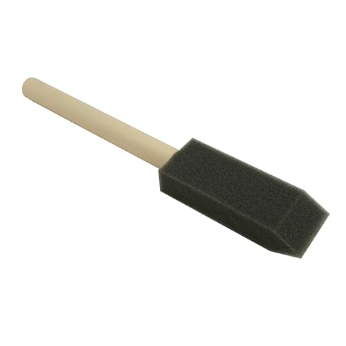 Poly Foam Brushes 1inch 30pcs, High Density Foam Paint Brush for Painting, Staining, Paint Sponges - size: 1inch 30pcs