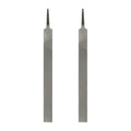 HARFINGTON 2pcs Flat Coarse Cut File 10" Double Cut Teeth High Carbon Steel Hand Rasp File without Handle for Metal Wood Deburring Removing - size: 10", style: Coarse