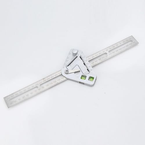 Uonlytech Combination Multifunctional Angle Ruler Carpenter Square Adjustable Right Angle Ruler 90 Degree Layout Tool for Woodworking Framing Machinist Measuring and Marking