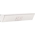 Task Lighting TR Series Angle Power Strip,12 inch, 1 Dual Receptacle, White - color: White, size: 12 Inch
