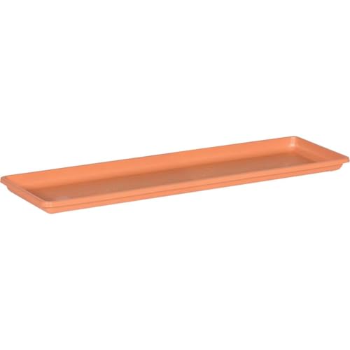 Root & Vessel 10245, Terracotta, Countryside Flower Box Tray, Medium (22.25" x 6.5") - color: Terracotta, size: 22.3" x 6.5" x 1"