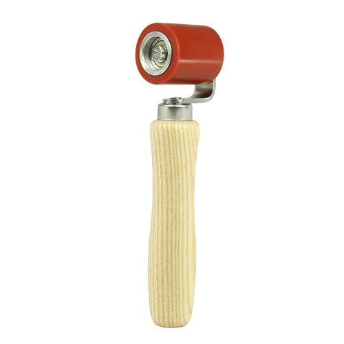Welding Handheld Roller,4cm Silicone Seam Roller, Smoothing Seam Roller Tool for PVC/TPO/EPDM Single Ply Roofing Tape,Sound Deadening, Banner, Wallpaper etc.
