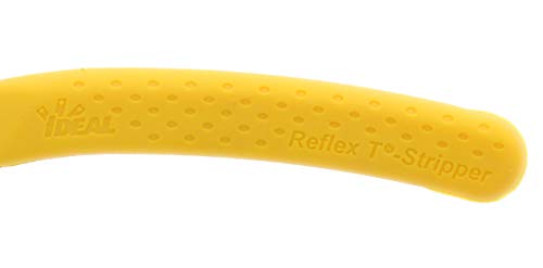 IDEAL Electrical 45-417 Premium Reflex T Stripper - 22-30 AWG solid, 24-32 AWG stranded, Wire Stripper with Plier Nose, Slide Lock, Textured Grips (Pack of 2) - size: 22-30 AWG Solid (Pack of 2)