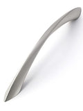 10 Pack Brushed Nickel Cabinet Pulls 6.3 Inch Arch Twisted Silver Handles Drawer Kitchen Cupboard Bathroom Dresser Cabinet Hardware Zinc Alloy - color: Brushed Nickel, size: 6.3 inch Hole Centers