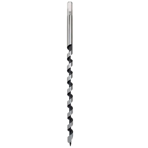 1/2 Inch Wood Auger Drill Bit 12 Inch Long Hex Shank for Hardwood - size: 1/2 x 12 Inch