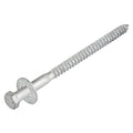 3/8 x 6 (50 Pack) Lag Screw Kit, 50 Screws and 50 washers, Hot Dip Galvanized, Meets ASME B18.2.1 Industrial/Commercial Grade by Makers Bolt - size: 3/8 x 6