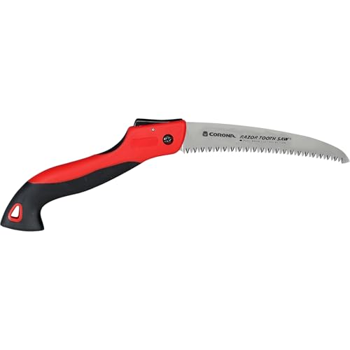 Corona RS 7245 Razor Tooth Folding Saw, 7-Inch Curved Blade, Steel - size: 7-Inch, style: RS 7245