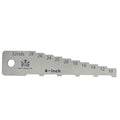 The 4" Brake Pad Measuring Tool,Brake Drum Wear Detection Gauge in 32nds - size: 4"-32nds