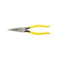 Klein Tools D203-8 Needle Nose Pliers, Long Nose Side Cutters, Alligator Pliers with Extended Handles, 8-Inch - style: Side Cutting