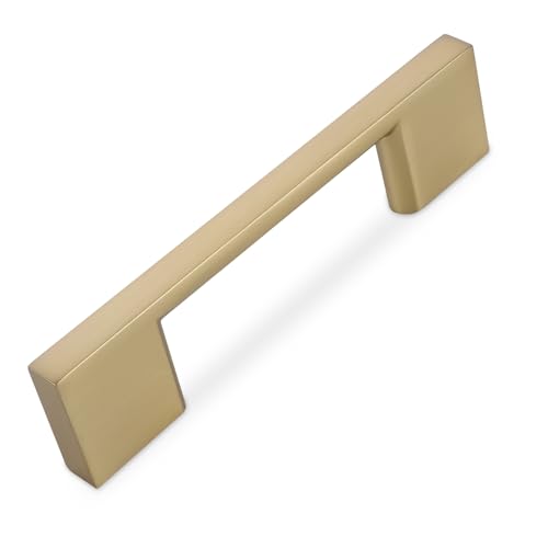 10 Pack 3 Inch(76mm) Cabinet Pulls Champagne Bronze Kitchen Cabinet Handles Zinc Alloy Drawer Pulls Solid Cabinet Hardware - color: Champagne Bronze, size: 3'' Hole Center(76mm)