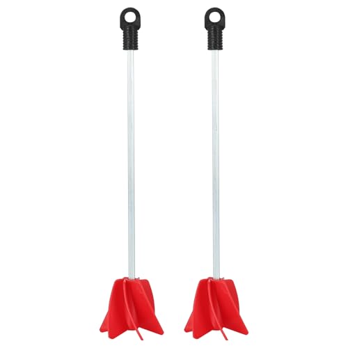 2-Pack Helix Paint Mixer Attachment for Drill 11.8", 1-5 Gal - color: 2 Pcs
