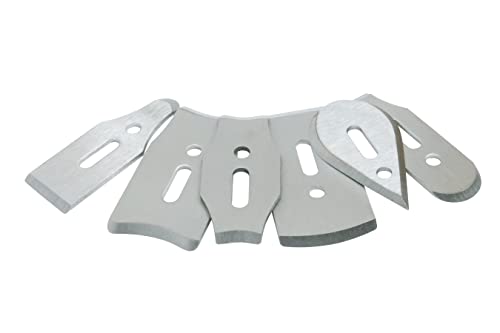 Hyde Contour Paint Removal Scraper for Heat Gun Use with 6 Blade Profiles - style: Heat Gun Safe Contour Scraper