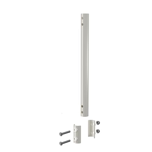 Extension Pole for CEKAY Diameter 1.25" J Pole Mount, 1.25 x 16.5 in, White - size: Extension 16.5"