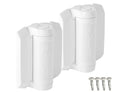D&D TCHD1AS3WTS TruClose Heavy Duty Gate Hinge Square Metal Gates, 2 pcs - color: White, size: Adjustable gate gap: 3/8”–7/8” gate frame to post