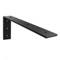 WINKER Countertop Support Bracket 1 Pack Heavy Duty 3/8" Thick Hidden L Shelf Bracket 12" x 6" x 2.5" Metal Corbels for Quartz/Granite/Wood/Concrete/Laminate Countertops, Black - size: 12″x6″x2.5″-3/8" thick, style: Black-1Pack