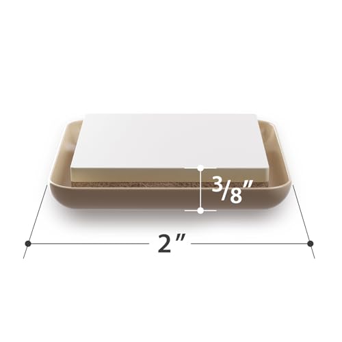 X-PROTECTOR Chair Sliders – 24 PCS 2" Furniture Sliders for Carpet