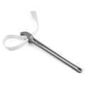 DURATECH Strap Wrench 18" Handle, Adjustable Nylon Strap Pipe Wrenches - color: Grey, size: 18 Inch