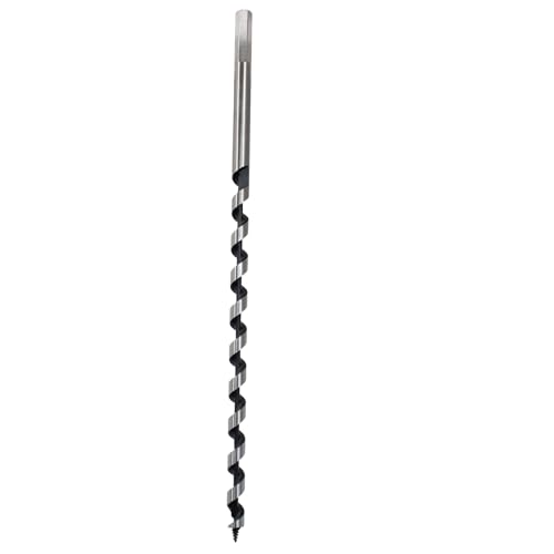 3/8 Inch Wood Auger Drill Bit 12 Inch Long Hex Shank for Hardwood - size: 3/8 x 12 Inch