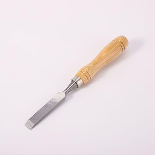 Buyohlic 12-Pieces Woodworking Wood Chisel Carving Tool Set with Wooden Box Razor Sharp CR-V 60 Steel Blades