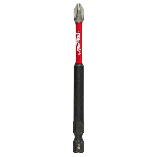 MILWAUKEE ELECTRIC TOOL 48-32-4564 Shockwave 3-1/2" Power Bit Phillips #2 5 Pack
