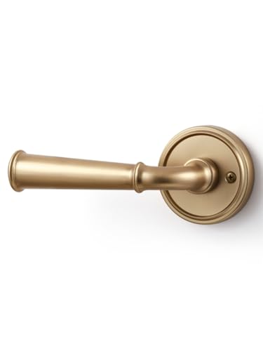 Door Handle Champagne Bronze Passage Door Door Lever, 1 Pack - color: Champagne Bronze