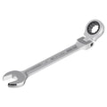 8mm(5/16") Flex-Head Ratcheting Combination Wrench, 8mm Metric - size: 8mm