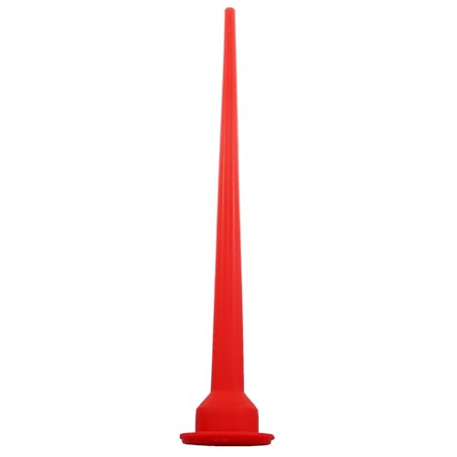 2PCS 30cm Reusable Red Plastic Caulking Extension Nozzle Applicator for Kitchen Bathroom Water Tank Door Windows Joint Filler Finishing