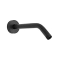 Shower Arm with Flange and Teflon Tape, Wall Mounted Shower Pipe 304 Stainless Steel Extension Arm for Fixed Shower Head & Handheld (8 Inch, Matte Black) - color: Matte Black, style: 8 Inch