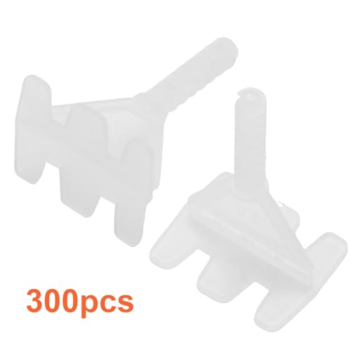 Tile Leveling System Tile Leveling System Tile Anti-Loosening and Spacing System Kit (1/12"-300pcs White Base + 100pcs Red Cap) - size: 1/12"-300pcs White Base + 100pcs Red Cap