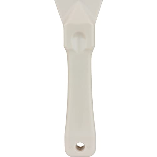 SPARTA Polypropylene Scraper Tool Food Safe Scraper for Removing Caked-On Residue in Commercial Kitchens, Plastic, 7.82 x 3 Inches, Tan - color: Tan