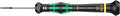 Wera 05117991001 Kraftform Micro 2035 Slotted Electronics Precision Screwdriver, 1mm Head, 40mm Blade Length - size: Slotted 1mm Head , 40mm Blade