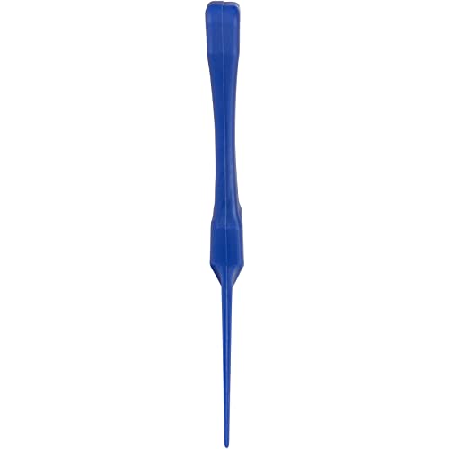 SPARTA Polypropylene Scraper Tool Food Safe Scraper for Removing Caked-On Residue in Commercial Kitchens, Plastic, 7.82 x 3 Inches, Blue - color: Blue