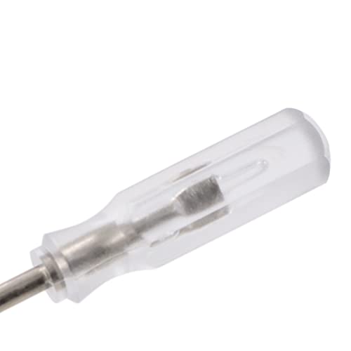 100pcs 45mm x 2mm Tiny Size Flat Slotted Word Head Mini Screwdriver - color: Transparent, size: 2.0mm - (Slotted)