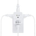 TESSAN Surge Protector Wall Outlet Extender, Multi Plug Outlet Splitter - color: White, size: 2 USB-A+1 USB-C