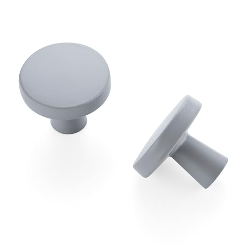 Ravinte Grey Drawer Pulls, 1-1/4 Inch Cabinet Knobs,25 Pack - color: Gray
