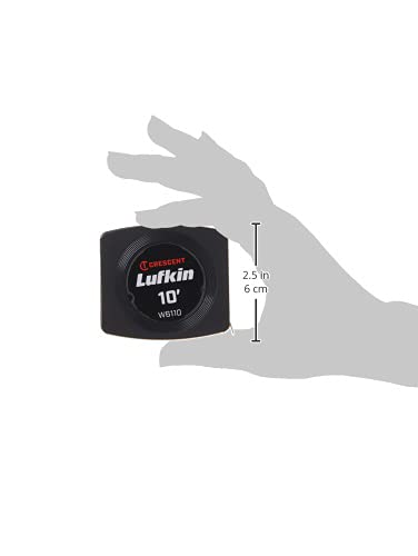 Crescent Lufkin 1/4" x 10' Pee Wee Pocket Tape Measure | W6110
