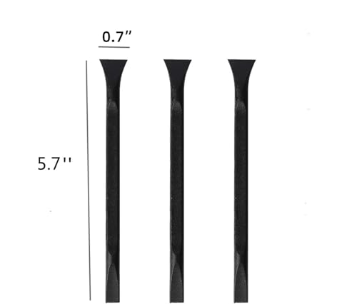Tpyx Scraper Small Plastic Scraper Tool, Multi-Purpose Scraper Non-Scratch Cleaning Tool, Used in Narrow Spaces and Gaps, Perfect for Removing Oil Stains, Labels, Food, Dirt, Paint, Etc. (6pcs) - color: 6 Identical Scrapers